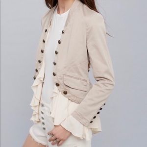 Free People Romantic Ruffle Jacket